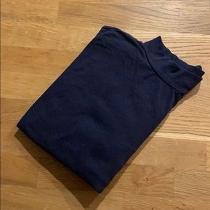 Everlane | Long Sleeve Turtleneck Navy Tee | L